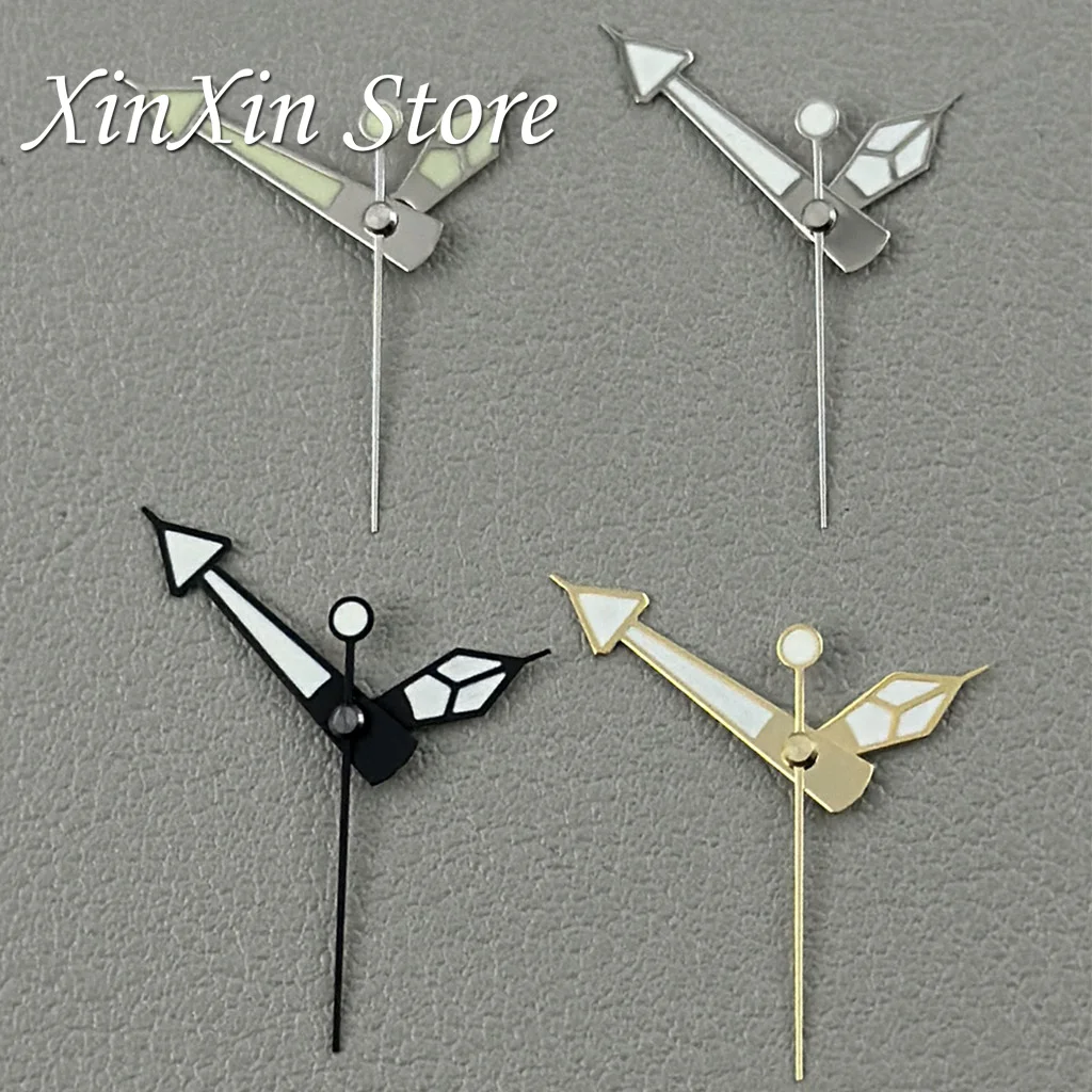 مجموعة رياضية GS NH35 ساعات مؤشر الربيع محرك ساعة الأيدي مناسبة NH34 NH35 NH36 7S26 4R35 4R36 حركة خضراء مضيئة