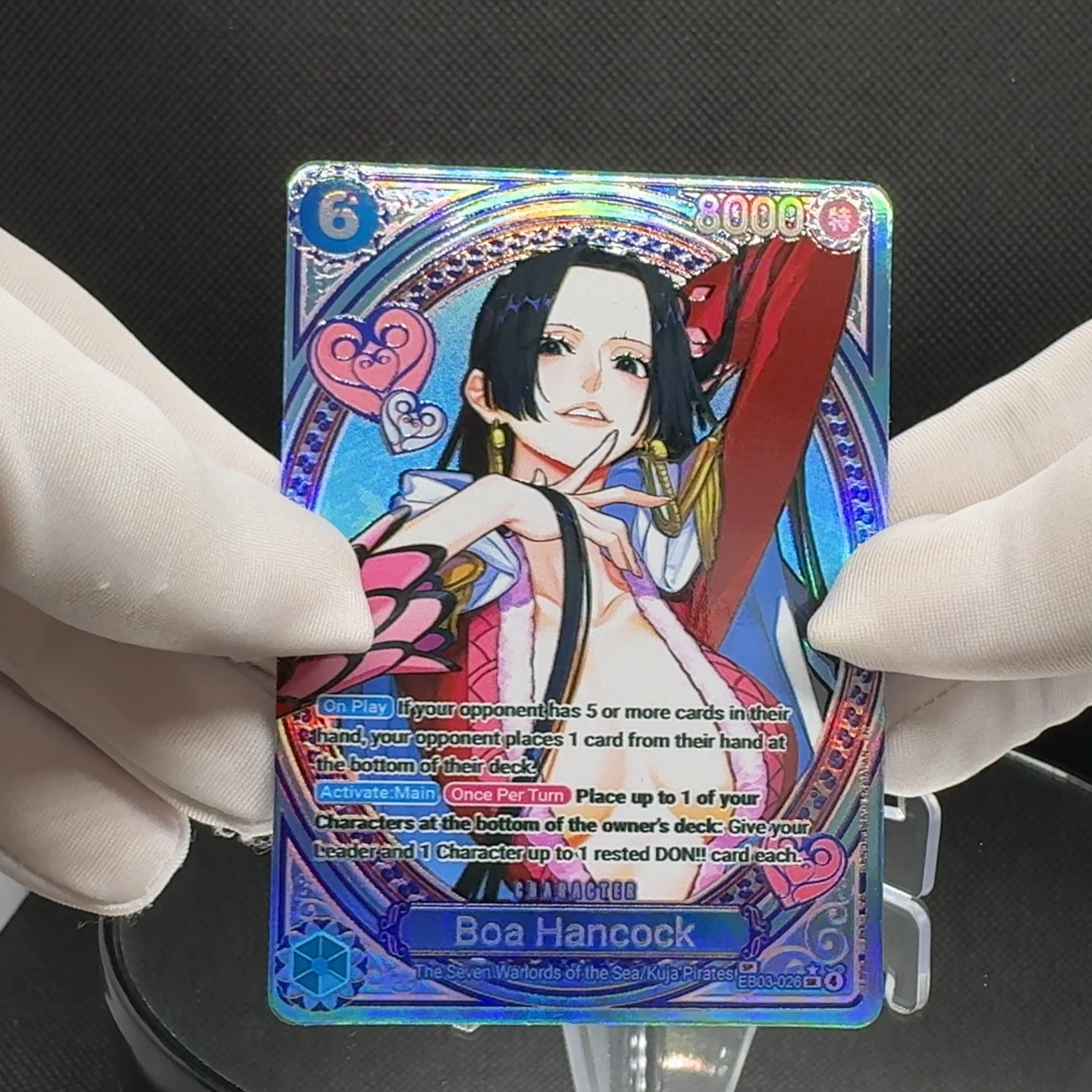 قطعة واحدة TCG OPCG الإنجليزية EB03 SP بطاقة بوا روبن نامي أوتا فيفي ريجو بيرونا كوالا تاشيجي EB03 مجموعة البطلة بطاقة احباط محكم #3