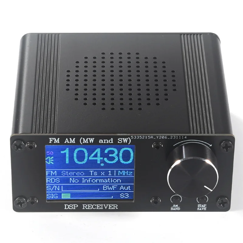 Eccellente ricevitore radio per modulazione di amplitudine con modulazione di radiofrequenza FM AM ADAT-80 con schermo a colori