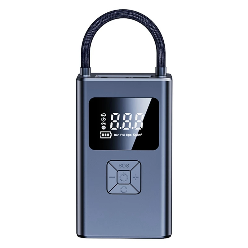 

ZXC-ry4000 мАч Портативный автомобильный воздушный компрессор 150PSI Электрический беспроводной воздушный насос Насос для накачивания шин для мотоцикла, велосипеда, автомобиля