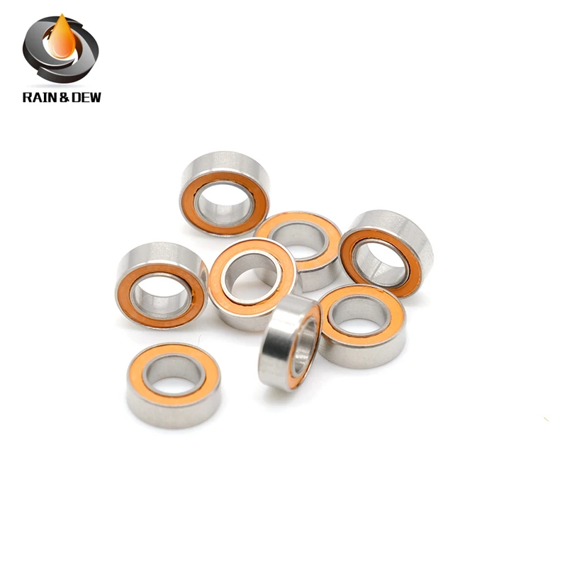 1Pcs  SMR95 2RS CB A7 ABEC7 5x9x3mm Fishing Vessel Bearing MR95 CB Stainless Steel Hybrid Ceramic Bearing SMR95 2RS