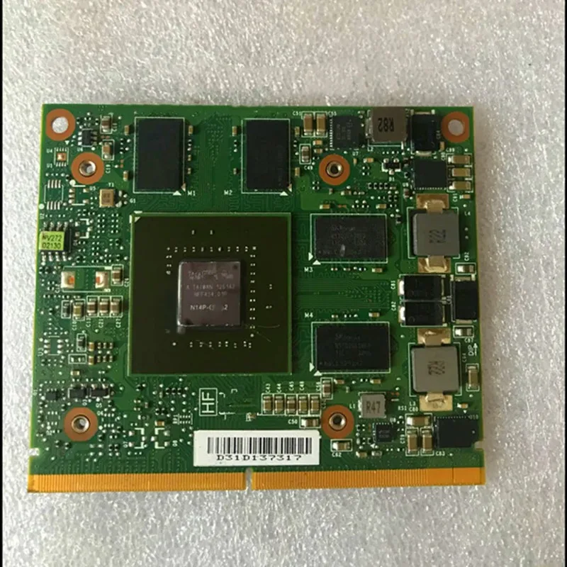 

Видеокарта Quadro K1000M 2 ГБ с X-образным кронштейном N14P-Q1-A2 для IMAC A1311 1312, HP 8560W 8570W 8770W, Dell M4700 M4800 (тестировано)