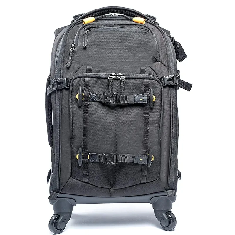 Waterproof Trolley Bag 1680d Luggage Backpack Laptop Backpack With 15.6 Inch With 4 Wheel Spinner Trolley