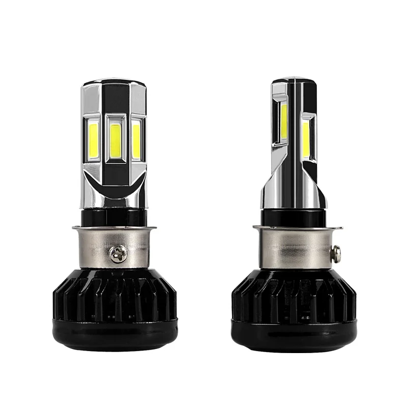 RTD 3 in 1 Universal Type M02E Motorcycle LED Headlight Bulb H4 HS1 BA20D P15D H6 AC/DC 3500LM 35W For Motorbike 6500K White