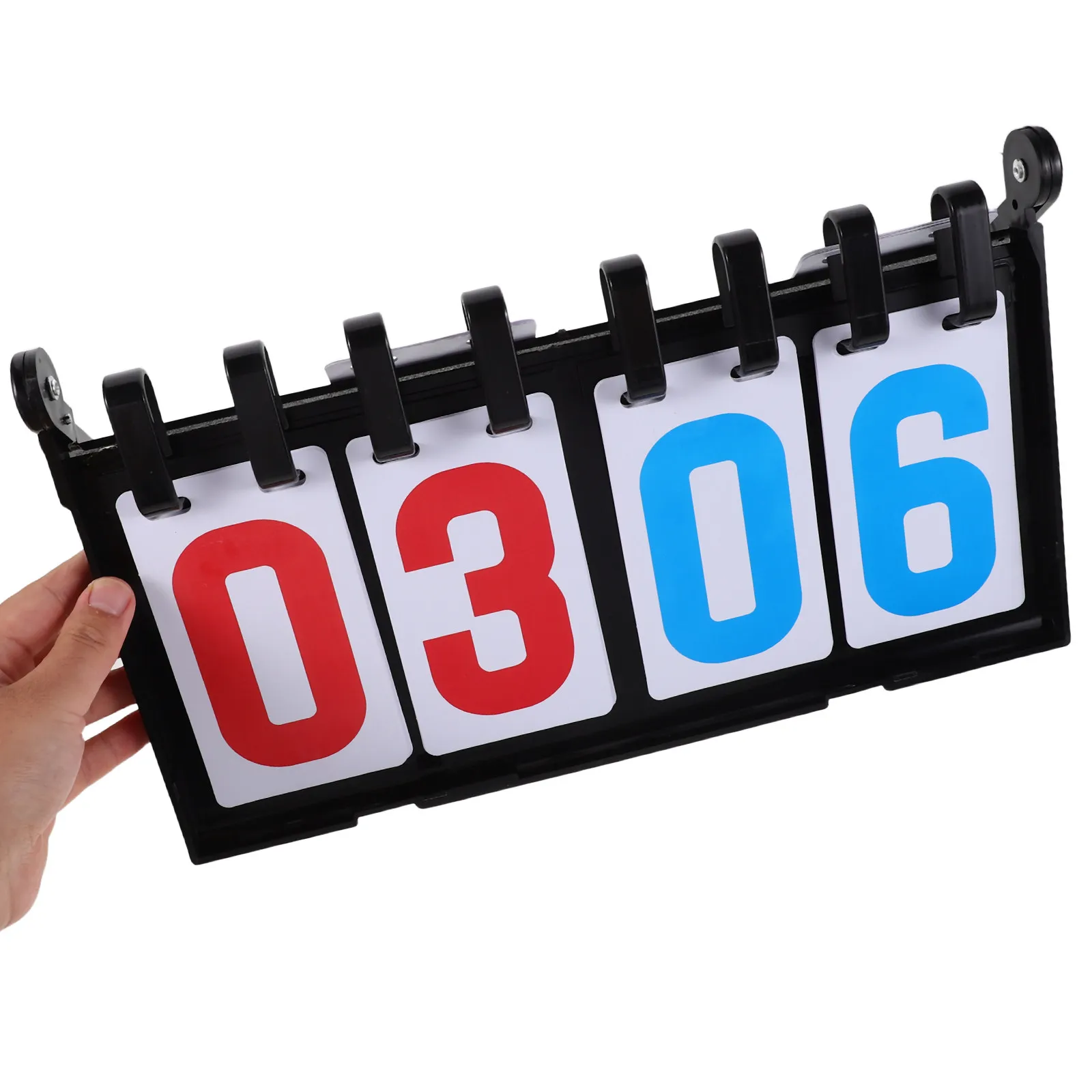 4-digit-flip-scoreboard-for-sports-tabletop-use-sturdy-thick-plastic-portable-lightweight-score-keeper-for-basketball-volleyball