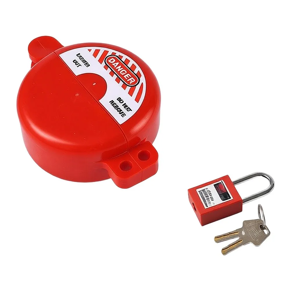 Valve for Lock for Gas Cylinder and Water Pipe ABS Security Lock to Prevent Unauthorized to Tank and Pipeline Systems