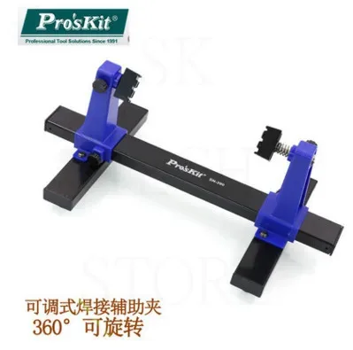 Pro'sKit SN-390 PCB Holder Printed Circuit Board Jig Fixture Soldering Assembly Stand Clamp Tool Adjustable 360 Degree Rotation