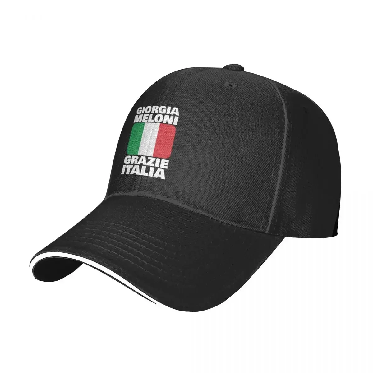 Giorgia Meloni Grazie Italia Italian Prime Minister Fratelly dItalia Cap Baseball Cap Caps beach cap woman Men's