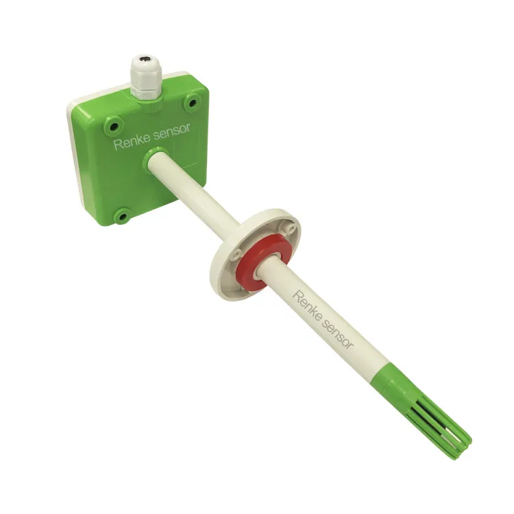 High Accuracy RS485 4-20ma Output Signal Humidity Temperature Sensors Duct Mount