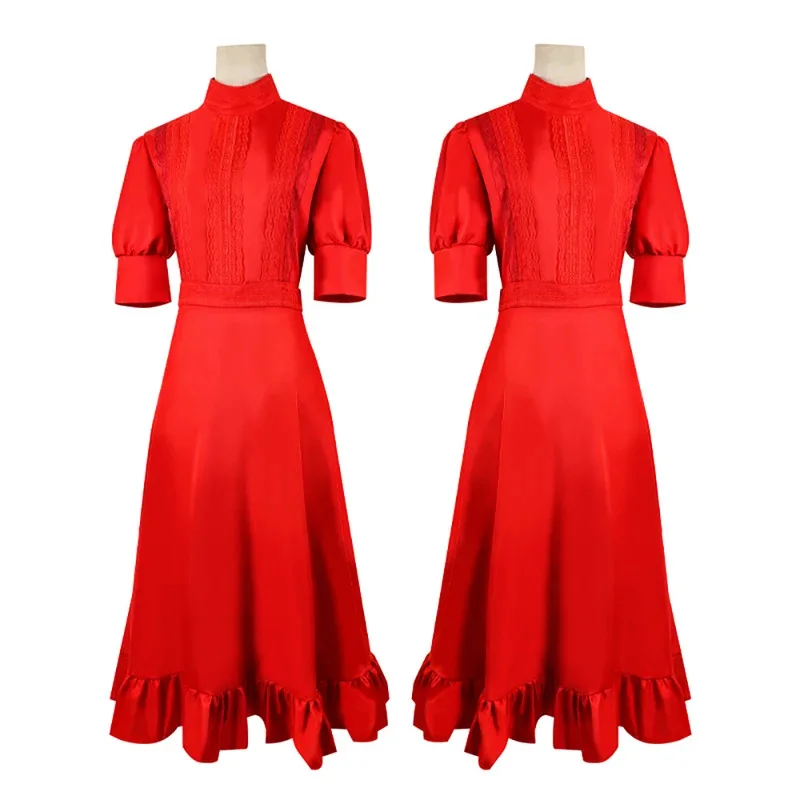 真珠コスプレ衣装ホラー映画女性ドレスハロウィンパーティーの服ロールプレイファッション新 sf/1