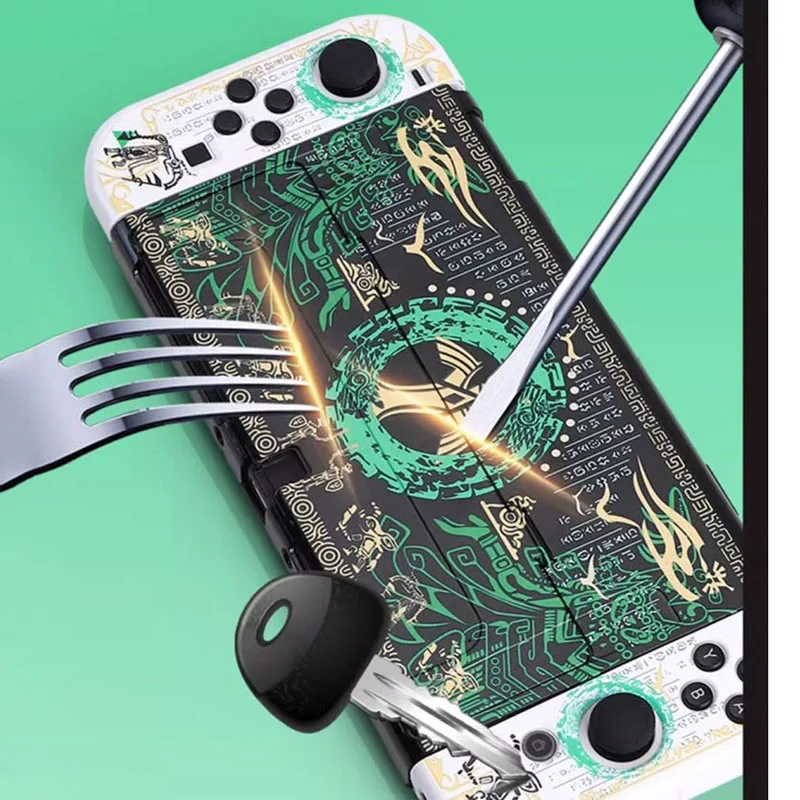 2025 New Limited Hard Shell Case for Switch Oled Console, Anti-slip Protection Skin Case for NS Oled Joy Con Controller