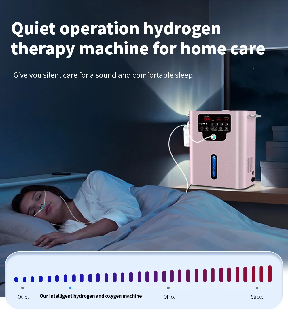 1500ml/min Wasserstoff-Inhalationsgerät HHO-Generator SPE PEM Molekularer OxyHydrogen-Generator Hochreiner H2-Inhalator für Heimgesundheit – Detail 12
