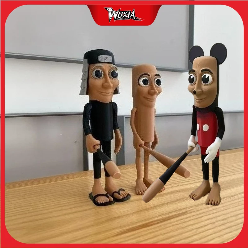 

In Stock 16cm Tung Tung Sahur Figures Italian Brainrot Figure PVC Model Collection Desk Decor Toy for Kid Birthday Gift Toys