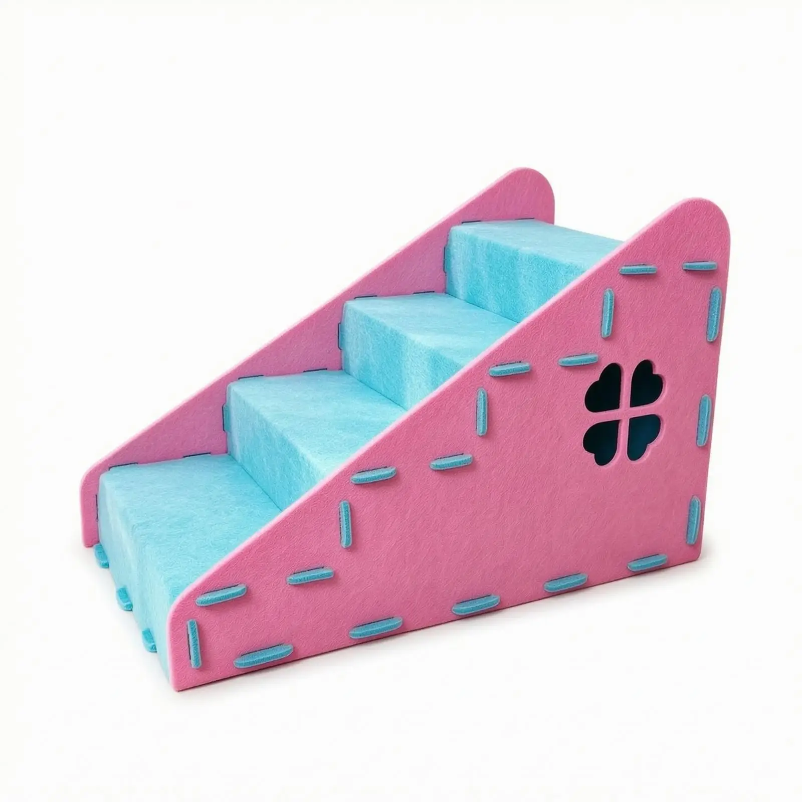 4-Step Pet Stairs Soft Dog Steps Toolno-Tools-Required for Sofa, Bedside, Cats