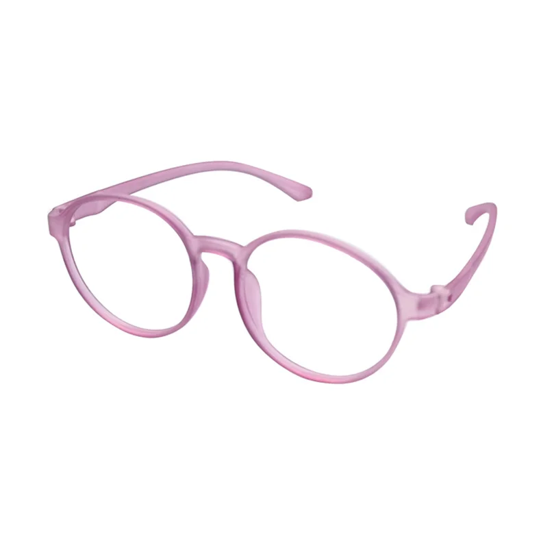 Herren TR90 Flexible Transparente Brillengestell Ultraleicht Mode Retro Runde Optische Brillen Damen 66016 – Detail 6