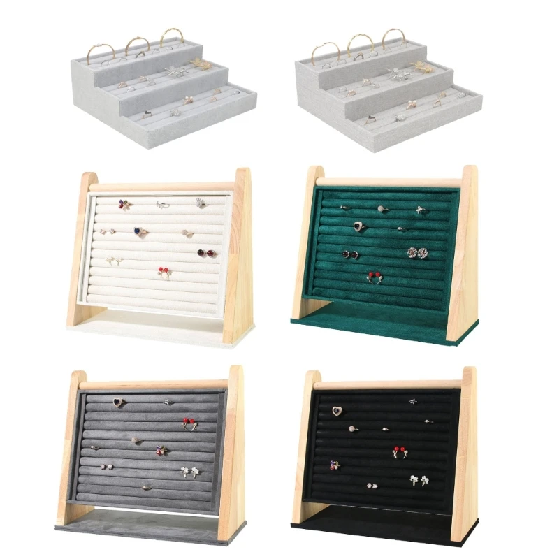 Attractive Jewelry Rack Efficient Organizing Shelf for Earrings and Accessories Drop shipping