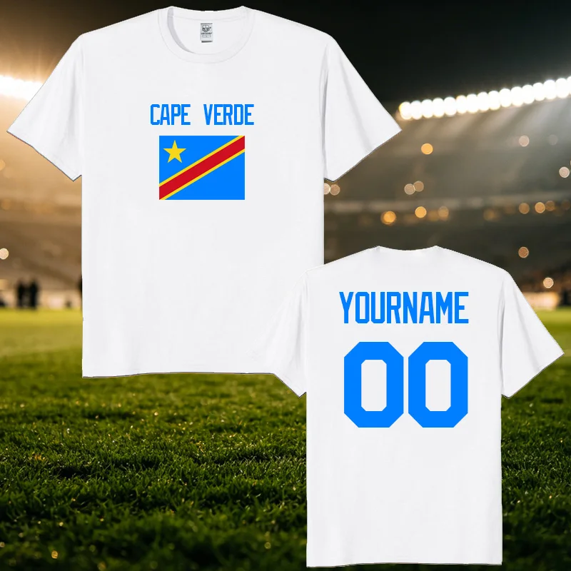 Congo DR National Football Custom Name Number T Shirt Unisex Personalized DIY 2026 Football Tour Match Day Fan Streetwear Tee