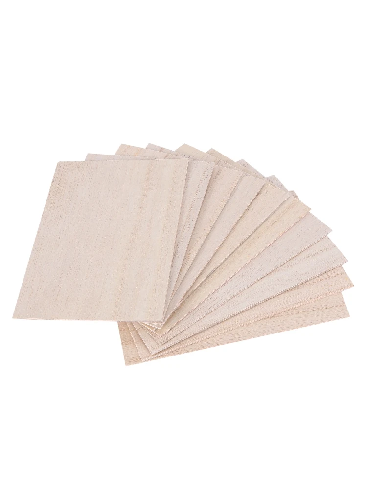 Lot de 10 planches en bois de balsa, dimensions 150x100x2mm, idéal pour le bricolage à la maison