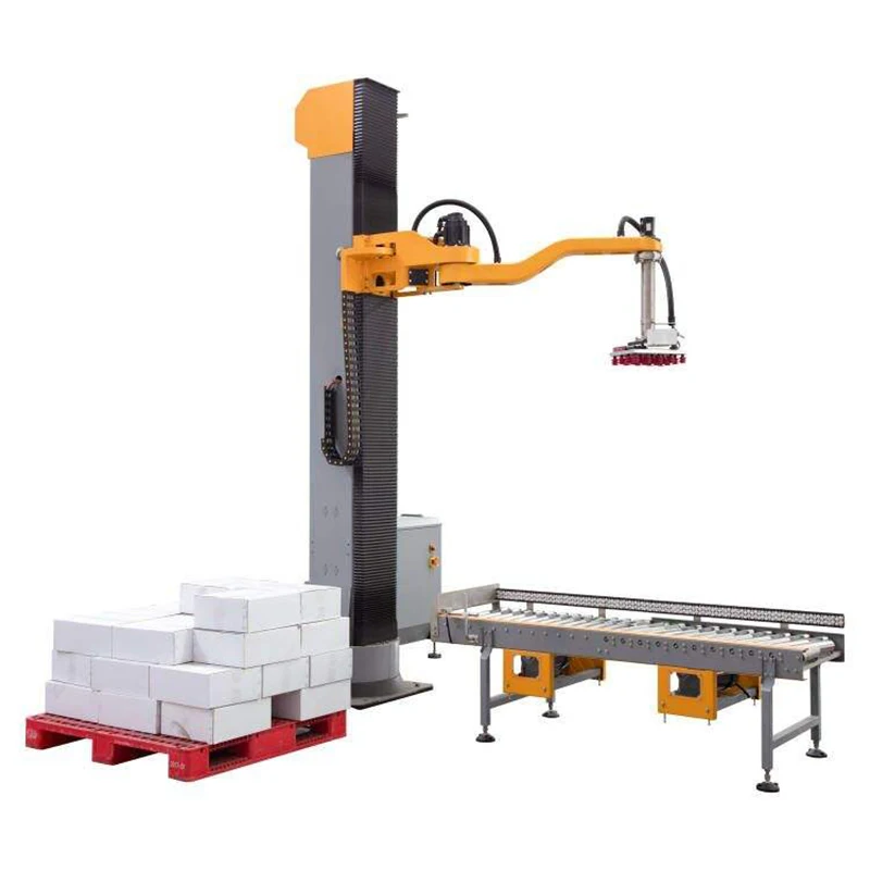 Fully Automatic Rice Millet Grain Column Palletizing Robot Sack Bag Stacking for Factory