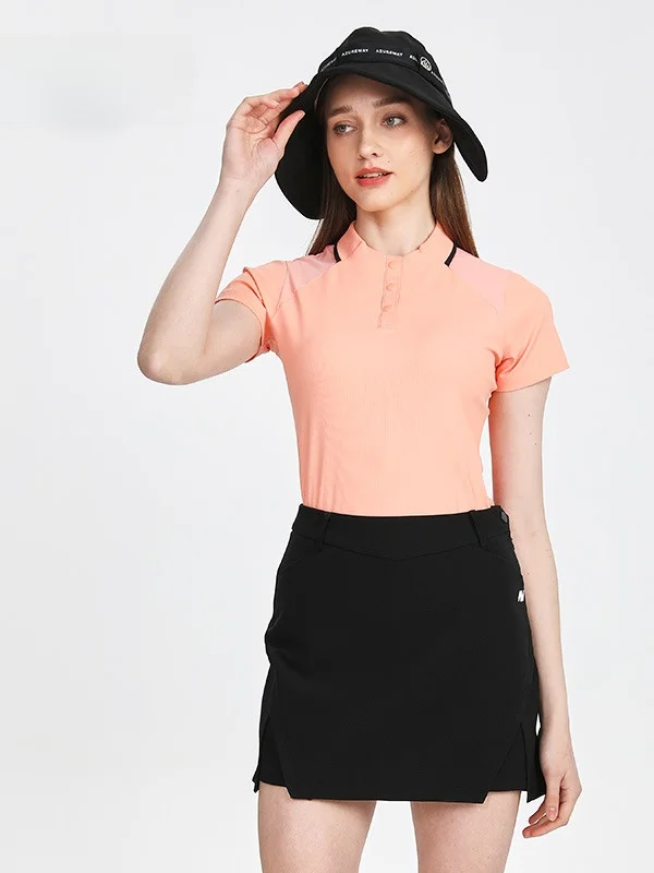 

Women's Golf Sportswear ort Sve T-irt And High Waist ort Skirt Set New Summer Collection by Azureway