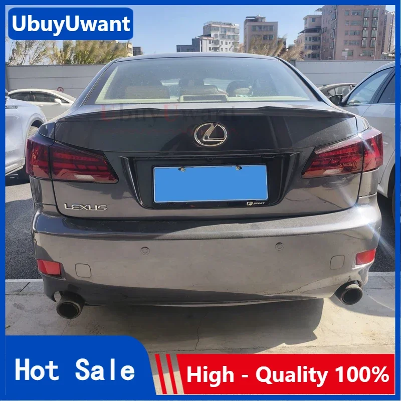 

For LEXUS IS 2006-2012 FRP MATT BLACK /REAL CARBON FIBER Car Tail Wing Decoration Rear Trunk Spoiler For LEXUS IS250 IS300 IS350