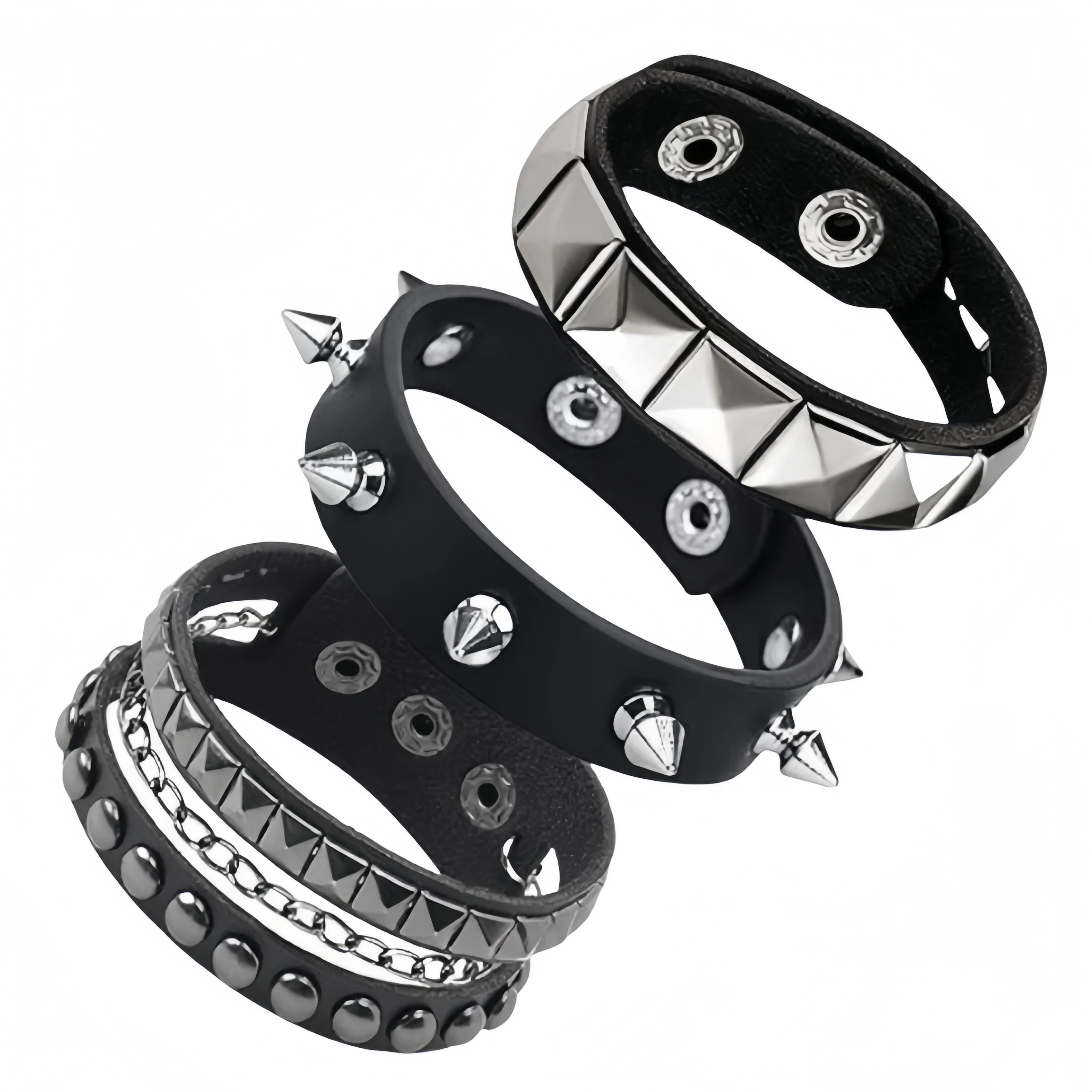 3Pcs/Set Black Goth…
