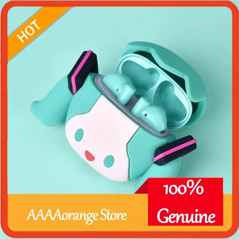 初音ミク-popo-シリーズ-完全ワイヤレス-bluetooth-イヤホン-アニメ-コラボ-限定版-ノイズキャンセリング-24-時間再生-かわいい