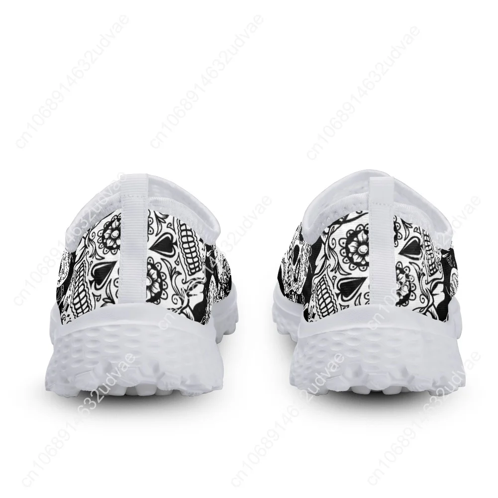 Breathable Woman Sneaker Flats Shoes Sugar Skull Print Summer Slip on Ladies Light Loafers Zapatos Mujer Mujer Pisos