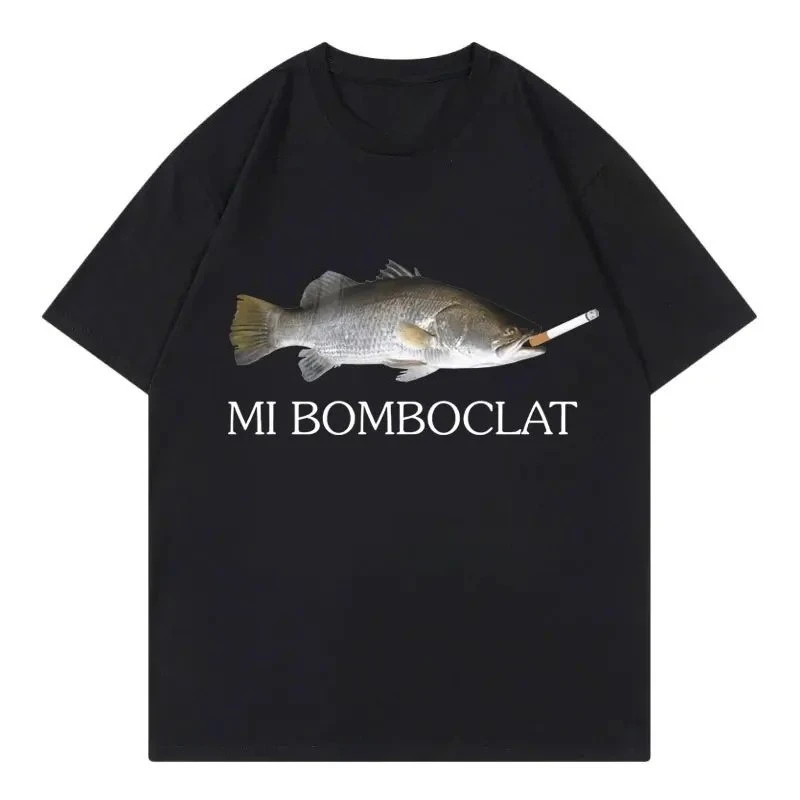 Funny Animal Parody Pattern T-shirt for Men and Women, Couple Set, Loose and Breathable Short Sleeve