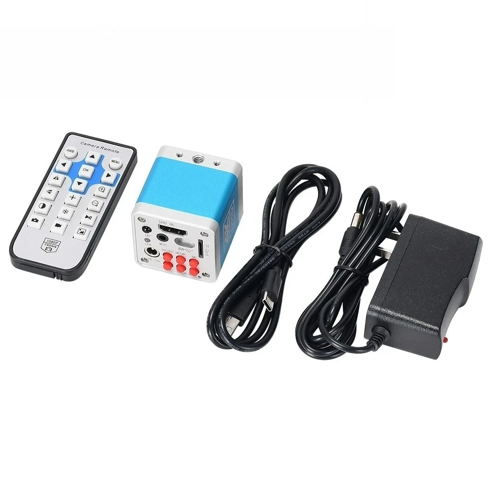 كاميرا مجهرية رقمية HAYEAR HY-6110 4K UHD كاميرا متوافقة مع HDMI كاميرا إلكترونية صناعية USB مع بطاقة TF 32G