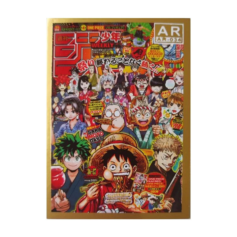 Anime ONE PIECE Rare AR Refraction Foil Luffy Nami Ace Law Franky Robin Zoro Toys for boys Collectible Cards Birthday Present