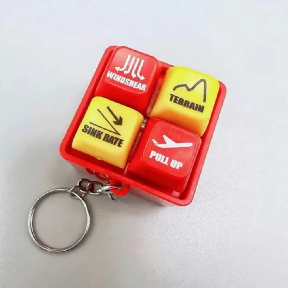 

1pc Warning Simulator for Pilot's Refreshing and Stress Relieving Device EGPWS/B737 Boeing Warning Sound Simulator Key Chain