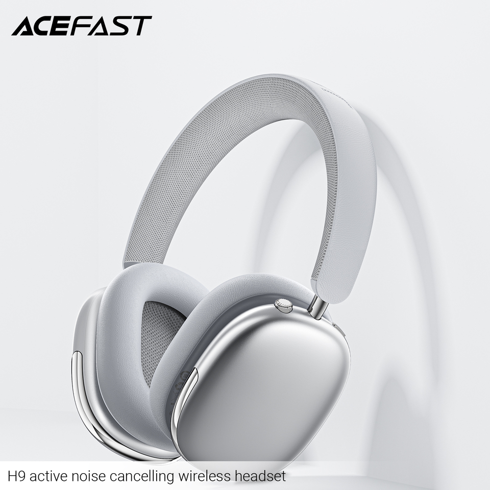 H9 30dB Active Noise Cancelling Bluetooth 5.4 Headphones Wireless Bluetooth Headphones Over Ear Headset Earphone 55H