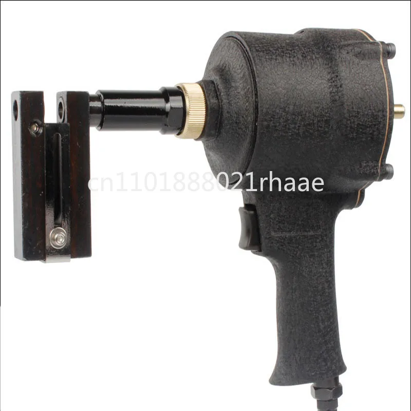 Pneumatic round Hole Punch Gun Metal Iron Plate Stainless Steel Air Puncher for Advertising Words Hole Punching Machine