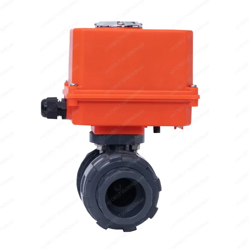 

NEW Electric UPVC Ball Valve Double Order, Quick Cut-off PVC Valve Plastic Switch O-type Live Ball Valve for Water/Oil