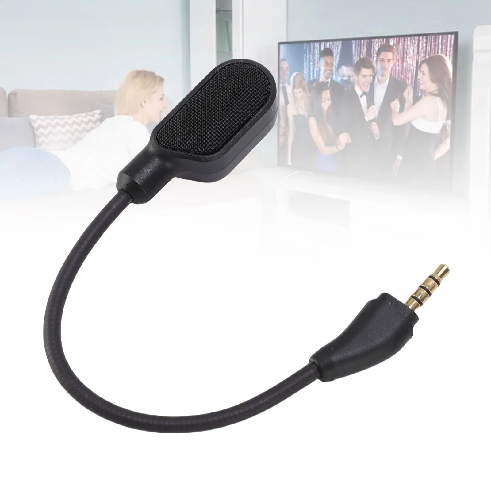 

Сменный микрофон для игровых наушников HyperX Cloud III с шумоподавлением, LED-индикатором и гибким кабелем