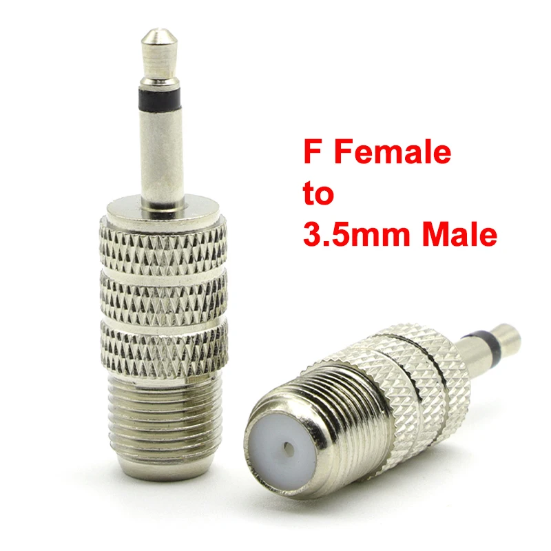 1/2/5PCS F Female Jack to 3.5mm Mono 1/8