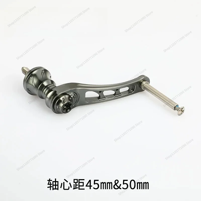 For Fishing Spinning Wheel, Modified Rocker Arm Aviation Aluminum Crank, Metal Spinning Wheel Single Shake