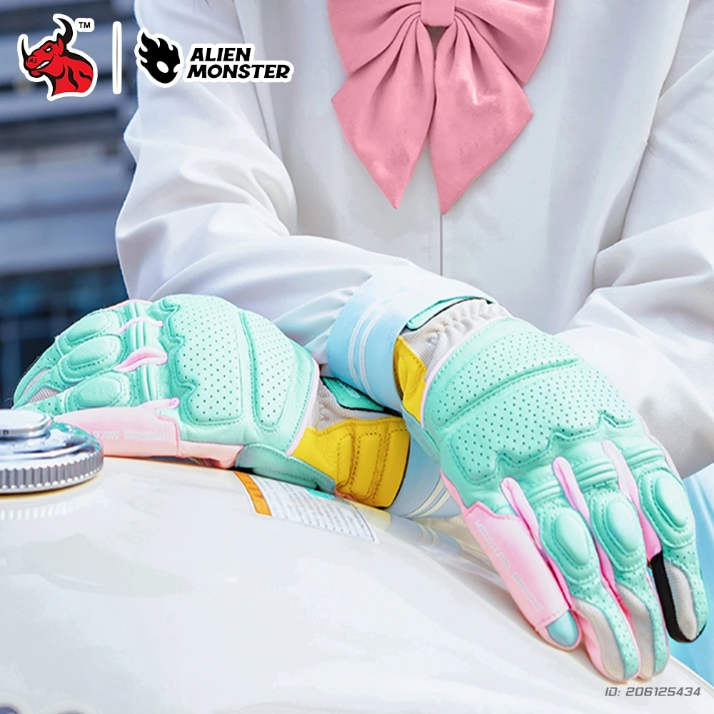 

Motorcycle Gloves for Men Women Summer Riding Airflow Mesh Design with Abrasion Resistance for Off-Road Adventure