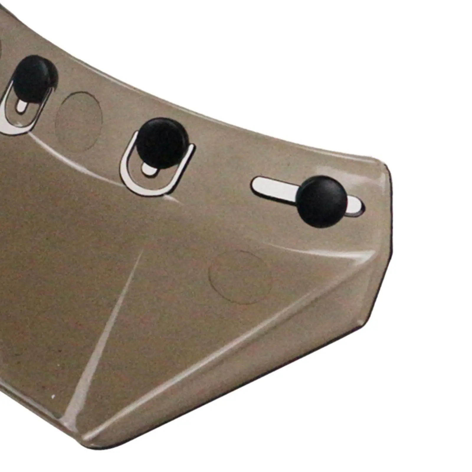 5-Snap Bubble قابل للتعديل قناع الذروة استبدال لخوذة دراجة نارية دائم