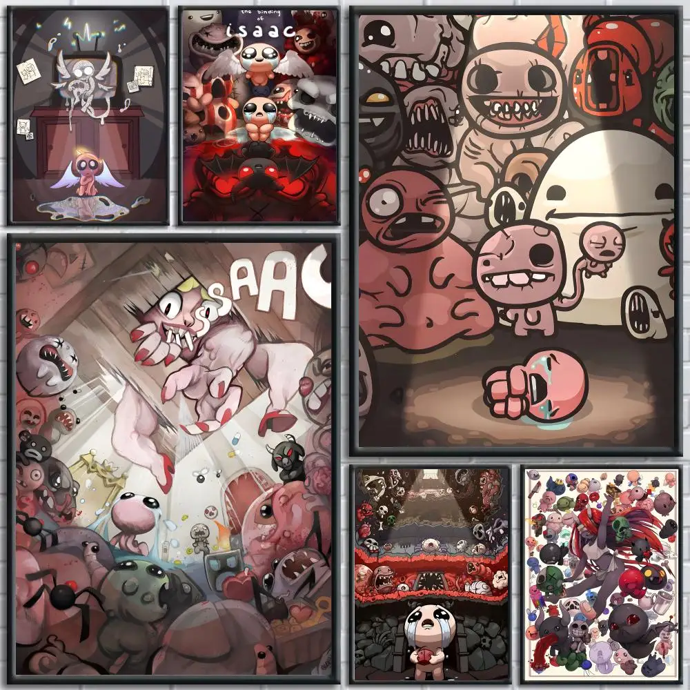 Game The B-Binding Of Isaac Poster Trendy And Easy-to-Apply Wall Art Stickers For Home Decor And Dorm Room Walls