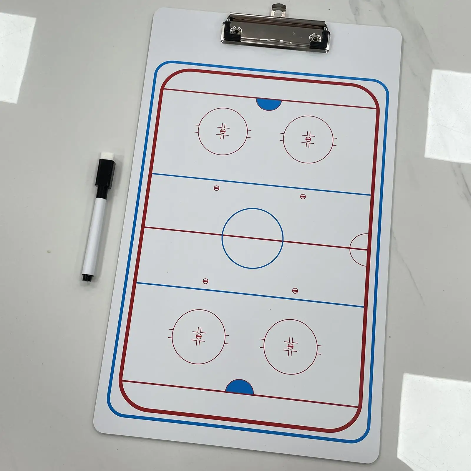 لوحات تدريب تكتيك هوكي الجليد أداة تدريب التوجيه لوحة تكتيك الحكم