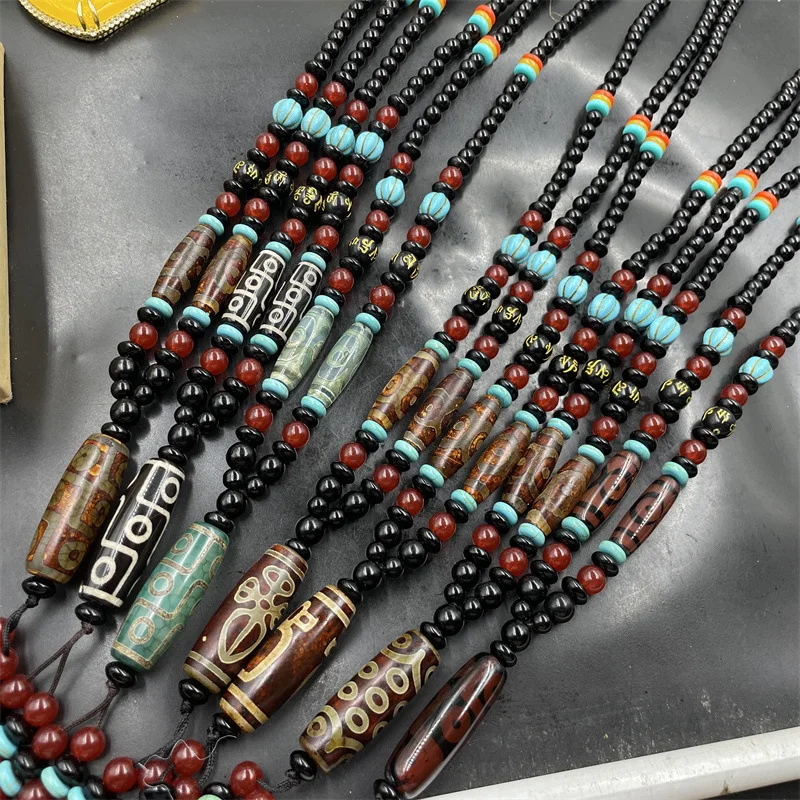 Wanyu оптовая продажа, ожерелье-цепочка в тибетском стиле для свитера из старого агата Vajra