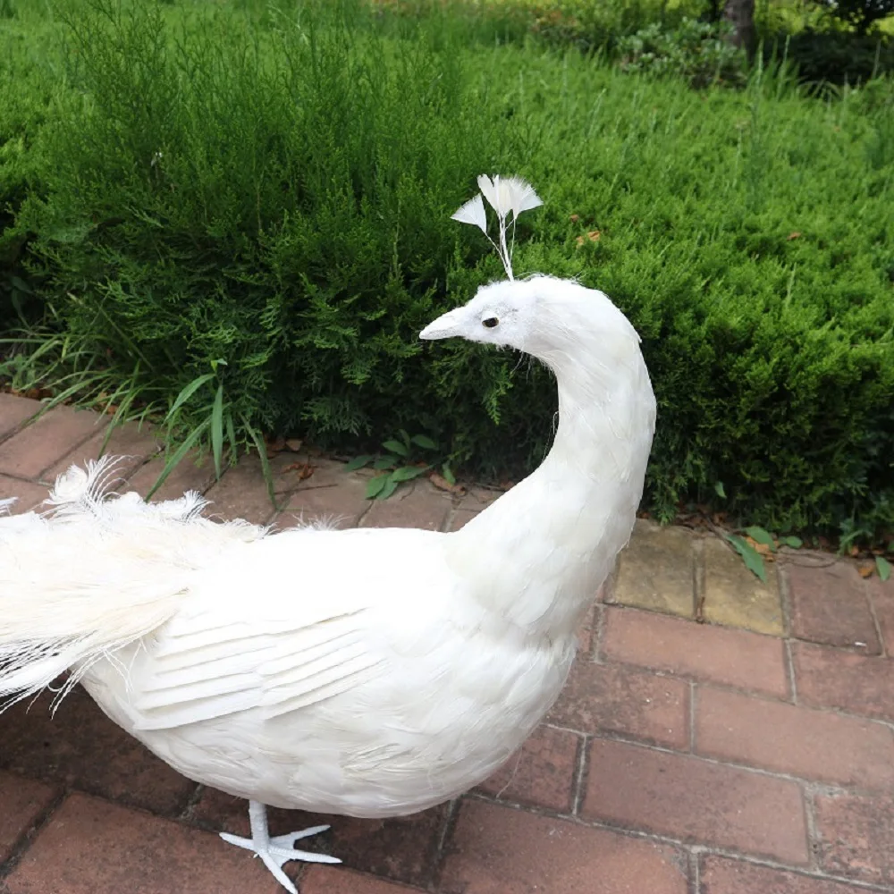 big beautiful foam&feathers white turned back peacock model garden Decoration gift about 150cm h2692