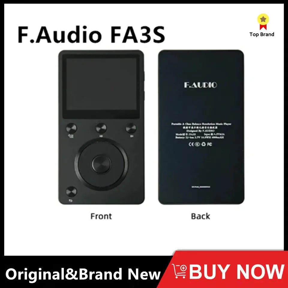 

F.Audio FA3S Music Player HiFi Lossless DSD MP3 Player 2.4''Display Dual CS43198 mp3 reproductor