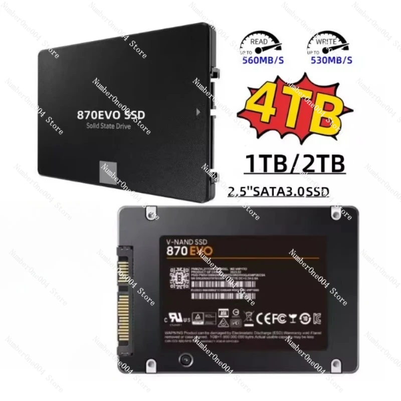 

Высокоскоростной твердотельный накопитель SATA3 1 ТБ 2 ТБ 4 ТБ, внутренний SSD для расширения памяти большой емкости