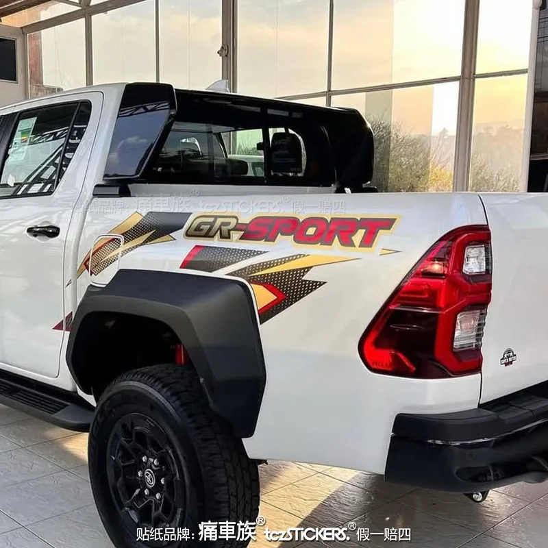 

Car Vinyl Body Sticker For Toyota hilux gr-sport appearance Customized fashion sports decal Decals accessories
