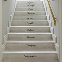 1pc live laugh love dream hope faith believe gourage imagine happiness stickers diy stair stickers vinyl self-adhesive stickers