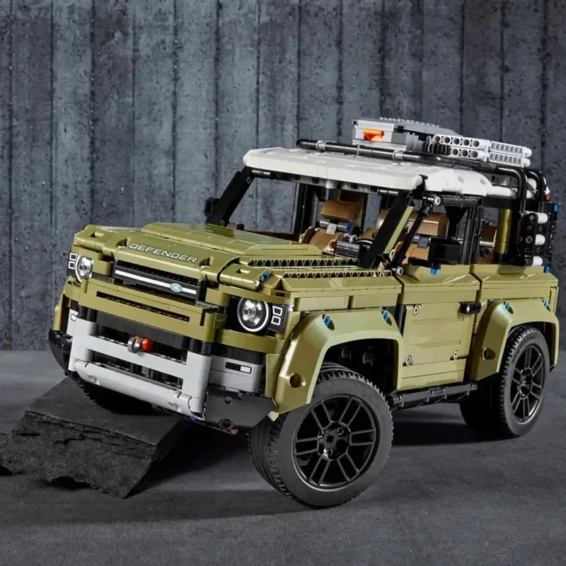 2573 SZTUK Techniczny Land Off-road Defender Klasyczne klocki samochodowe 42110 Zestaw modeli MOC Pojazd Zabawki Klocki dla chłopców Prezent dla dorosłych