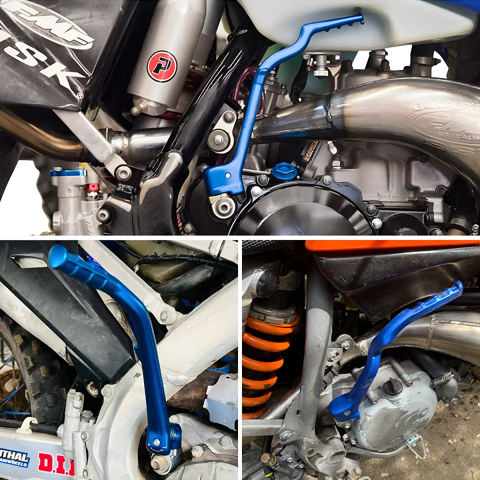 Für Yamaha YZ WR 125 YZ250 YZ250F YZ250X YZ250FX YZ450F YZ450FX WR450F Motorrad Geschmiedeter Kickstarterhebel Pedale 1986-2023 – Detail 3